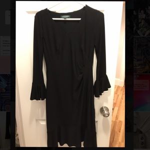 Ralph Lauren size 2 fitted black dress